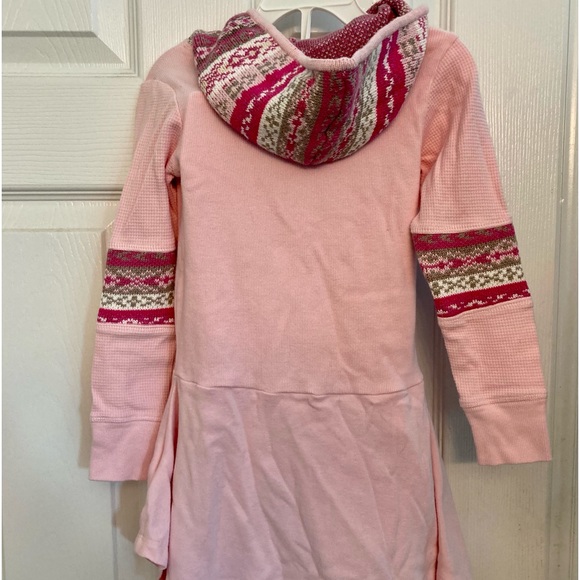 Naartjie pink hooded sweater trim dress with matching leggings . NWT 3 years - Picture 3 of 6